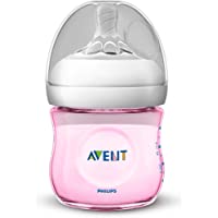 Philips Avent SCF031-17 - Biberón natural de 125 ml- rosa